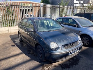 Location:  Hayes - 2003 VOLKSWAGEN POLO E 5 Door Hatchback REG: AJ53AEN, Keys: No, MOT Expiry date: 29/03/2025, 1198 Petrol, 5 Speed Manual Petrol, Former Keepers: 6