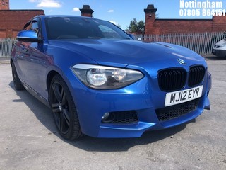 Location: Nottingham - 2012 BMW 120D M SPORT  5 DOOR HATCHBACK REG: MJ12EYR, 1995cc DIESEL, 6 SPEED MANUAL DIESEL, Former Keepers: 8, Keys: Yes, MOT Expiry date: 15/04/2026