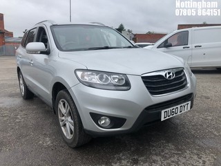 Location: Nottingham - 2010 HYUNDAI  SANTA FE PREMIUM CRDI ESTATE REG: DU60DYT, 2199cc DIESEL, 6 SPEED MANUAL DIESEL, Former Keepers: 4, Keys: Yes, MOT Expiry date: 30/04/2026