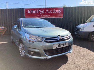 Location: Stapleford - 2011 CITROEN C4 VTR+ E-HDI S-A 5 Door Hatchback REG: CX11YAF, Keys: No, MOT Expiry date: 07/10/2025, 1560 Diesel, 6 Speed Auto Diesel, Former Keepers: 5