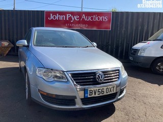 Location: Stapleford - 2007 VOLKSWAGEN PASSAT S TDI 140 AUTO 4 Door Saloon REG: BV56OXT, Keys: No, MOT Expiry date: 02/02/2026, 1968 Diesel, 6 Speed Auto Diesel, Former Keepers: 11