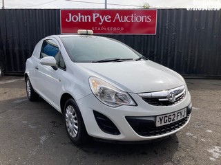 Location: Stapleford - 2012 VAUXHALL CORSA CDTI ECOFLEX Car Derived Van REG: YG62FYJ, Keys: Yes, MOT Expiry date: 10/04/2026, 1248 Diesel, 5 Speed Manual Diesel, Former Keepers: 3