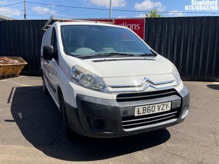 Location: Stapleford - 2011 CITROEN DISPATCH 1200 HDI 90 LWB Panel Van REG: LB60VZY, Keys: No, MOT Expiry date: 16/12/2025, 1560 Diesel, 5 Speed Manual Diesel, Former Keepers: 2