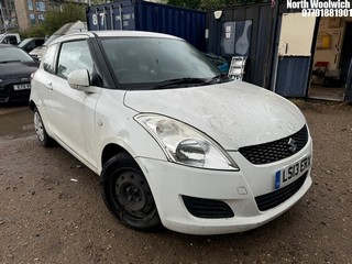 Location: North Woolwich - 2013 SUZUKI SWIFT SZ2 3 Door Hatchback REG: LS13ERX, Keys: No, MOT Expiry date: 15/11/2024, 1242 Petrol, 5 Speed Manual Petrol, Former Keepers: 2