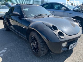 Location: BELVEDERE - 2005 SMART ROADSTER 80 AUTO(RHD) CONVERTIBLE REG: HV55AYL, 698cc PETROL, 6 SPEED AUTO PETROL, Former Keepers: 10, Keys: No, MOT: Expiry date21.06.2025