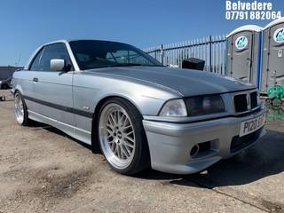 Location: BELVEDERE - 1997 BMW 328I CABRIO AUTO CONVERTIBLE REG: P120SVF, 2793 CC PETROL, 5 SPEED AUTO PETROL, Former Keepers: 9, Keys: No, MOT: Expiry date11/10/2023