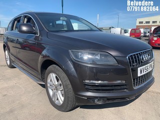 Location: Belvedere - 2007 AUDI Q7 SE QUATTRO TDI ESTATE REG: WV56PNL, 2967cc DIESEL, 6 SPEED AUTO DIESEL, Former Keepers: 3, Keys: Yes, MOT Expiry date: 07.10.2025