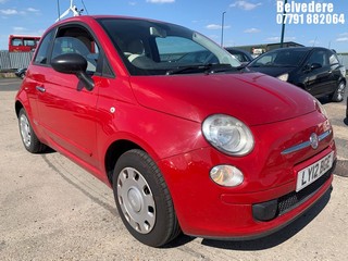 Location: Belvedere - 2012 FIAT  500 POP 3 Door Hatchback REG: LY12BGE, 1242cc Petrol , 5 Speed Manual Petrol, Former Keepers: 1, Keys: Yes, MOT Expiry date: 20.08.2025