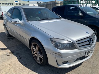 Location: Belvedere - 2009 MERCEDES-BENZ CLC180 KOMP SPORT AUTO Coupe REG: BF09NHX, Keys: No, MOT Expiry date: 12/03/2025, 1796 Petrol, 6 Speed Auto Petrol, Former Keepers: 12