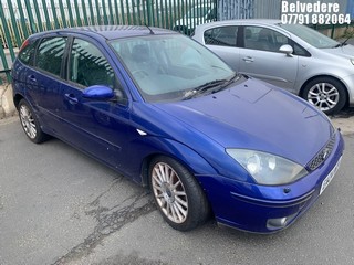 Location: Belvedere - 2004 FORD FOCUS ST170 5 Door Hatchback REG: EA04WZM, Keys: No, MOT Expiry date: 14/02/2025, 1988 Petrol, 6 Speed Manual Petrol, Former Keepers: 5