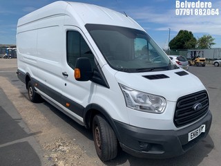 Location: BELVEDERE - 2016 FORD TRANSIT 350 PANEL VAN REG: EK16YPY, 2198cc DIESEL, 6 SPEED MANUAL DIESEL, Former Keepers: 5, Keys: Yes, MOT: Expiry date04/09/2025