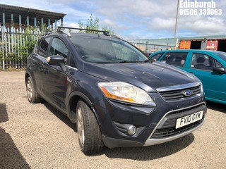 Location: Edinburgh - 2010 FORD KUGA ZETEC TDCI Estate REG: FV10GVM, Keys: No, MOT Expiry date: 29/11/2023, 1997 Diesel, 6 Speed Manual Diesel, Former Keepers: 4