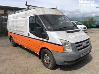 Location: Edinburgh - 2009 FORD TRANSIT 115 T350L RWD Panel Van REG: SV59XCL, Keys: No, MOT Expiry date: 17/02/2023, 2402 Diesel, 6 Speed Manual Diesel, Former Keepers: 4