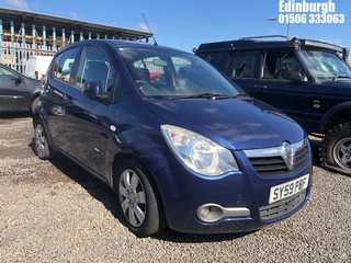 Location: Edinburgh - 2009 VAUXHALL AGILA CLUB 5 Door Hatchback REG: SY59PBF, Keys: No, MOT Expiry date: 30/04/2025, 1242 Petrol, 5 Speed Manual Petrol, Former Keepers: 4