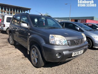 Location: Edinburgh - 2006 NISSAN X-TRAIL SE DCI 4WD Estate REG: SK56XUT, Keys: No, MOT Expiry date: 08/04/2025, 2184 Diesel, 6 Speed Manual Diesel, Former Keepers: 12