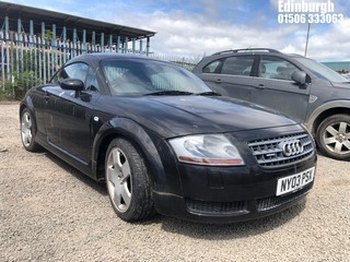 Location: Edinburgh - 2003 AUDI TT QUATTRO (225 BHP) Coupe REG: NY03PSX, Keys: No, MOT Expiry date: 01/12/2024, 1781 Petrol, 6 Speed Manual Petrol, Former Keepers: 11