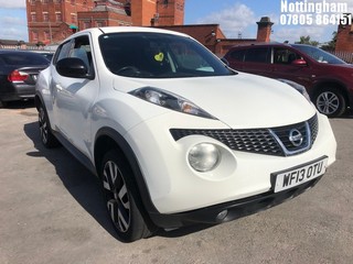 Location: Nottingham - 2013 NISSAN JUKE N-TEC DCI 5 Door Hatchback REG: WF13OTU, Keys: No, MOT Expiry date: 18/04/2025, 1461 Diesel, 6 Speed Manual Diesel, Former Keepers: 8