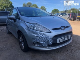 Location: MITCHAM - 2011 FORD FIESTA ZETEC  5 DOOR HATCHBACK REG: EO61YRE, 1242cc PETROL, 5 SPEED MANUAL PETROL, Former Keepers: 2, Keys: No, MOT: Expiry date27/05/2026