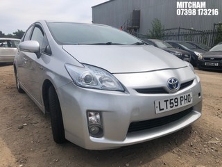 Location: MITCHAM - 2009 TOYOTA PRIUS T3 VVT-I CVT 5 DOOR HATCHBACK REG: LT59PHO, 1797cc HYBRID ELECTRIC, VARIABLE 1 SPEED AUTO PETROL/E, Former Keepers: 8, Keys: No, MOT: Expiry date23/08/2025