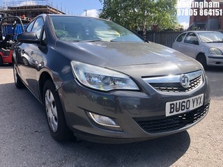 Location: Nottingham - 2010 VAUXHALL ASTRA EXCLUSIV CDTI 5 Door Hatchback REG: BU60YYX, Keys: No, MOT Expiry date: 25/11/2025, 1686 Diesel, 6 Speed Manual Diesel, Former Keepers: 4