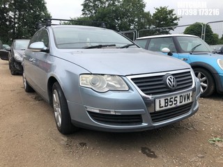 Location: Mitcham - 2005 VOLKSWAGEN PASSAT SE TDI 140 4 Door Saloon REG: LB55DVM, Keys: No, MOT Expiry date: 27/01/2026, 1968 Diesel, 6 Speed Manual Diesel, Former Keepers: 8