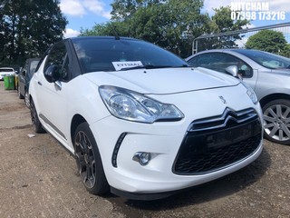 Location: Mitcham - 2013 CITROEN DS3 DSTYLE + Convertible REG: EY13AAJ, Keys: No, MOT Expiry date: 13/09/2024, 1598 Petrol, 5 Speed Manual Petrol, Former Keepers: 4