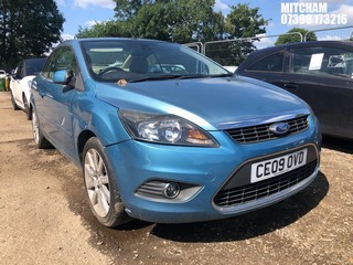 Location: Mitcham - 2009 FORD FOCUS CC-3 Convertible REG: CE09OVD, Keys: No, MOT Expiry date: 05/10/2024, 1999 Petrol, 5 Speed Manual Petrol, Former Keepers: 3