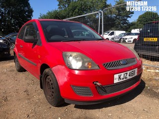 Location: Mitcham - 2006 FORD FIESTA STYLE 3 Door Hatchback REG: KJZ4611, Keys: No, MOT Expiry date: 27/01/2025, 1242 Petrol, 5 Speed Manual Petrol, Former Keepers: 5