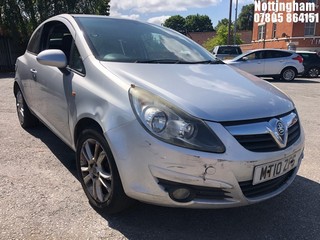 Location: Nottingham - 2010 VAUXHALL CORSA SXI 3 Door Hatchback REG: MT10ZFS, Keys: No, MOT Expiry date: 24/02/2025, 1229 Petrol, 5 Speed Manual Petrol, Former Keepers: 12