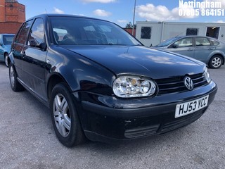 Location: Nottingham - 2003 VOLKSWAGEN GOLF MATCH 5 Door Hatchback REG: HJ53YCC, Keys: No, MOT Expiry date: 15/12/2025, 1598 Petrol, 5 Speed Manual Petrol, Former Keepers: 11