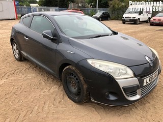Location: Peterborough - 2010 RENAULT MEGANE DYNAMIQUE VVT Coupe REG: LV10UAU, Keys: No, MOT Expiry date: 13/11/2025, 1598 Petrol, 6 Speed Manual Petrol, Former Keepers: 9