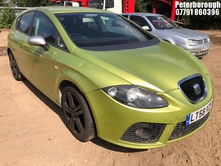 Location: Peterborough - 2008 SEAT LEON TSI FR AUTO 5 Door Hatchback REG: LT58VZF, Keys: No, MOT Expiry date: 09/05/2025, 1984 Petrol, 6 Speed Auto Petrol, Former Keepers: 11