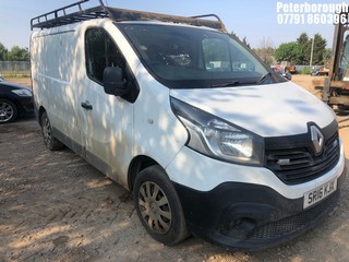 Location: Peterborough - 2016 RENAULT TRAFIC SL27 BUSINESS DCI Panel Van REG: SR16KJX, Keys: No, MOT Expiry date: 23/06/2025, 1598 Diesel, 6 Speed Manual Diesel, Former Keepers: 3