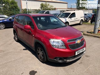 Location: Brentwood - 2012 CHEVROLET ORLANDO LT AUTO MPV REG: SH12VDV, Keys: No, MOT Expiry date: 04/01/2025, 1796 Petrol, 6 Speed Auto Petrol, Former Keepers: 5