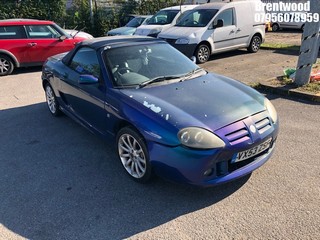 Location: Brentwood - 2003 MG TF 160 Sports REG: VX53ZSF, Keys: No, MOT Expiry date: 03/03/2023, 1796 Petrol, 5 Speed Manual Petrol, Former Keepers: 2