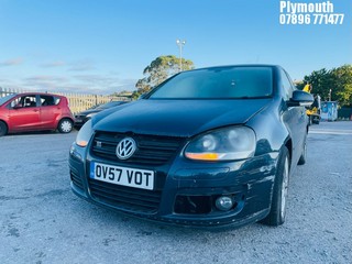 Location: Plymouth - 2007 VOLKSWAGEN GOLF GT SPORT TDI 140 S-A 5 Door Hatchback REG: OV57VOT, Keys: No, MOT Expiry date: 10/11/2025, 1968 Diesel, 6 Speed Semi Auto Diesel, Former Keepers: 6