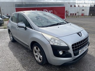 Location: South Wales - 2012 PEUGEOT 3008 SPORT 120 5 DOOR HATCHBACK REG: CE12YYZ, 1598cc PETROL, 5 SPEED MANUAL PETROL, Former Keepers: 1, Keys: Yes, MOT Expiry date: 24/04/2026