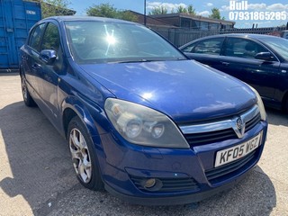 Location: Hull - 2005 VAUXHALL ASTRA SXI CDTI 100 5 Door Hatchback REG: KF05WGZ, Keys: No, MOT Expiry date: 13/11/2025, 1686 Diesel, 5 Speed Manual Diesel, Former Keepers: 5