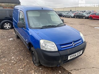 Location: Hull - 2005 CITROEN BERLINGO ENTERPRISE Car Derived Van REG: YY54XYT, Keys: No, MOT Expiry date: 01/04/2025, 1868 Diesel, 5 Speed Manual Diesel, Former Keepers: 10
