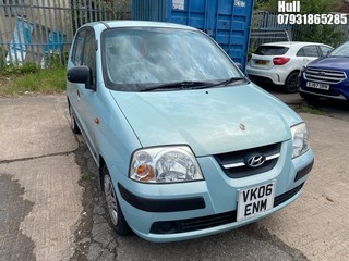 Location: Hull - 2006 HYUNDAI AMICA GSI 5 Door Hatchback REG: VK06ENM, Keys: No, MOT Expiry date: 15/05/2025, 1086 Petrol, 5 Speed Manual Petrol, Former Keepers: 8