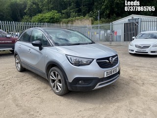Location: Leeds - 2018 VAUXHALL CROSSLAND X TECH LINE NAV 5 Door Hatchback REG: DU18KVS, Keys: No, MOT Expiry date: 27-03-2025, 1199 Petrol, 5 Speed Manual Petrol, Former Keepers: 3