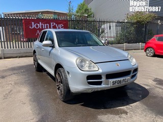 Location: HAYES / HEATHROW - 2006 PORSCHE CAYENNE S TIPTRONIC ESTATE REG: SF06FCJ, 4511cc PETROL, Former Keepers: 7, Keys: No, MOT: Expiry date23/10/2025