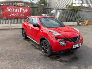Location:  Hayes - 2017 NISSAN JUKE N-CONNECTA STYLE 5 Door Hatchback REG: SJ17OPH, Keys: Yes, MOT Expiry date: 05/09/2025, 1198 Petrol, 6 Speed Manual Petrol, Former Keepers: 3