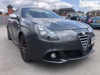 Location: Nottingham - 2014 ALFA ROMEO GIULIETTA SPRT NAV M-AIR 5 DOOR HATCHBACK REG: WU14NRJ, 1368cc PETROL, 6 SPEED SEMI AUTO PETROL, Former Keepers: 4, Keys: Yes, MOT Expiry date: 21/09/2025