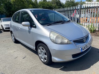Location: Manchester - 2006 HONDA JAZZ SE 5 DOOR HATCHBACK REG: GK06ZXZ, 1339cc PETROL, 5 SPEED MANUAL PETROL , Former Keepers: 6, Keys: No, MOT Expiry date: 05/03/2025