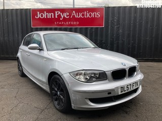 Location: Stapleford - 2008 BMW 116I ES 5 Door Hatchback REG: DL57FTK, Keys: Yes, MOT Expiry date: 21/05/2026, 1599 Petrol, 6 Speed Manual Petrol, Former Keepers: 9