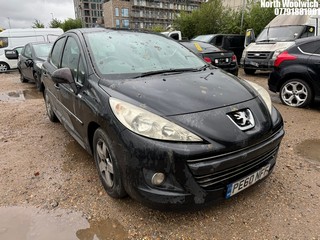 Location: North Woolwich - 2010 PEUGEOT 207 MILLESIM 5 Door Hatchback REG: PE60NFF, Keys: No, MOT Expiry date: 19/08/2025, 1360 Petrol, 5 Speed Manual Petrol, Former Keepers: 6