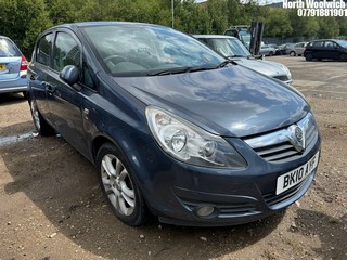 Location: North Woolwich - 2010 VAUXHALL CORSA SXI 5 Door Hatchback REG: BK10AYF, Keys: No, MOT Expiry date: 30/11/2025, 1229 Petrol, 5 Speed Manual Petrol, Former Keepers: 7