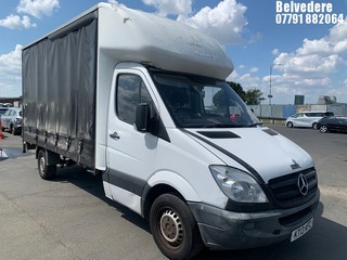 Location: BELVEDERE - 2013 MERCEDES-BENZ SPRINTER 313 CDI 	 CURTAIN-SIDED REG: KT13KFC, 2143cc DIESEL, 6 SPEED MANUAL DIESEL, Former Keepers: 4, Keys: No, MOT: Expiry date06.06.2025