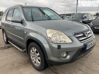 Location: Belvedere - 2006  HONDA  CR-V VTEC SPORT AUTO  Estate REG: OE06AUJ, 1998ccPetrol , 4 Speed Auto Petrol, Former Keepers: 2, Keys: Yes, MOT Expiry date: 14.09.2023